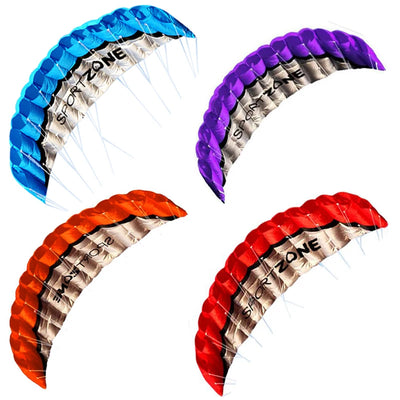 https://finsportz.com › products › high-quality-1-8-m-dual-line-4-colors-parafoil-parachute-sports-beach-kite-easy-to-fly